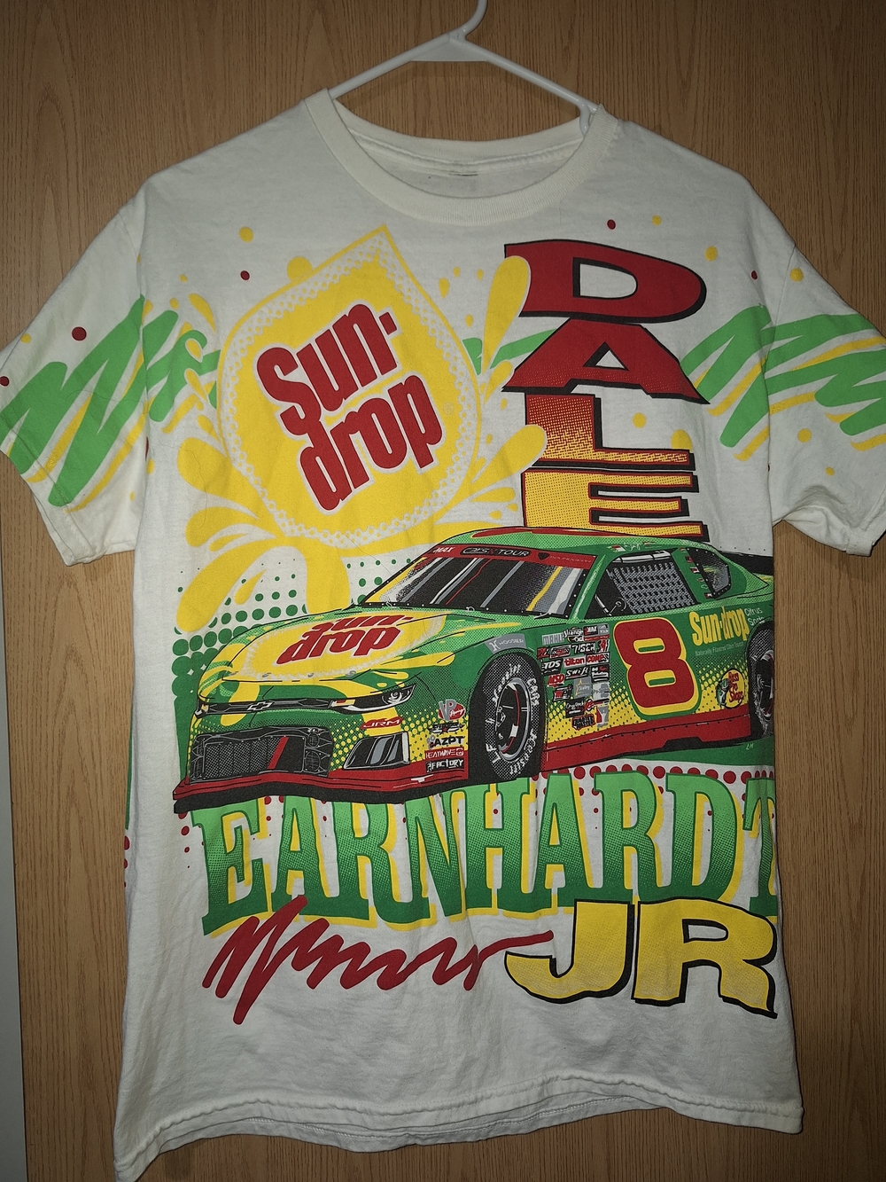 Sun Drop Earnhardt Jr. Racing Graphic Tee - White/Green/Yellow
